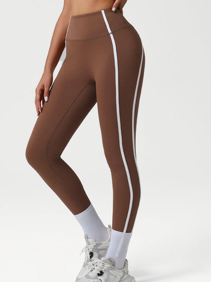BUYCO Female Contrast Color Stripes Leggings