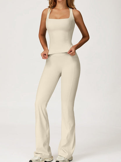 BUYCO Female V shape-waist Flare Tracksuit