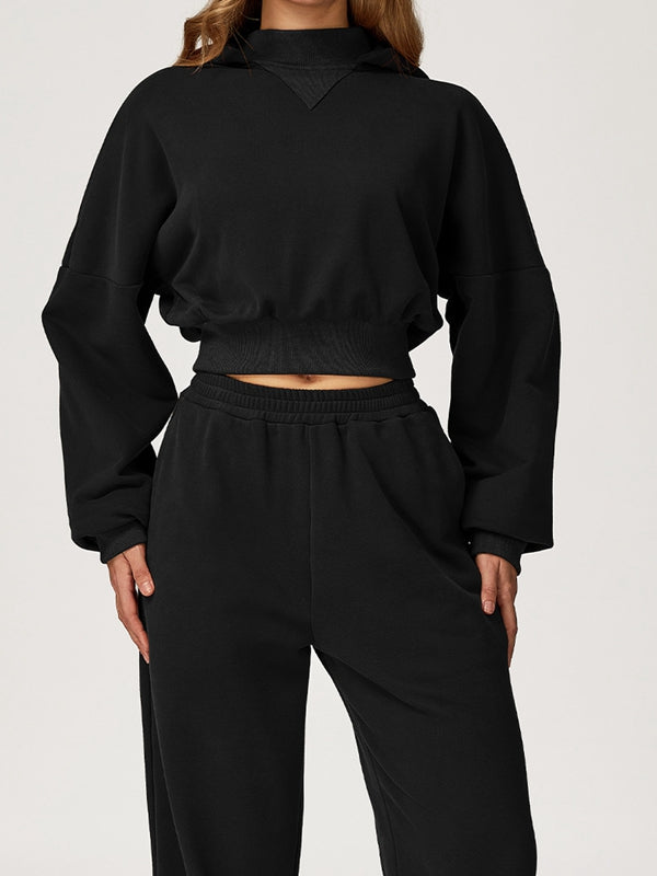 BUYCO Female Pocket Casual  With Hat Tracksuit