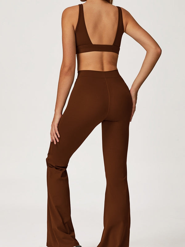 BUYCO Female Backless Flare Tracksuit