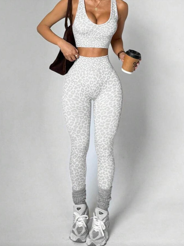 BUYCO Female Leopard Print Tracksuit