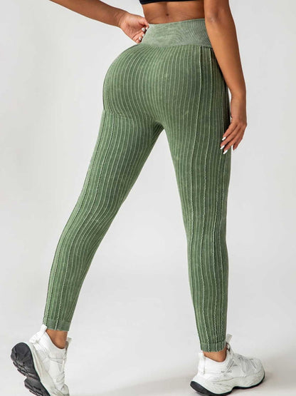 BUYCO Female Ribbed V Shape Waist Leggings