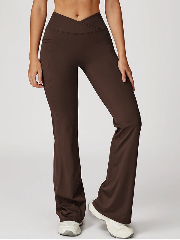 BUYCO Female V shape-waist Flare Leggings