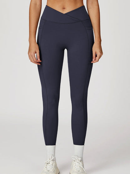 BUYCO Female V shape-waist Pocket Leggings