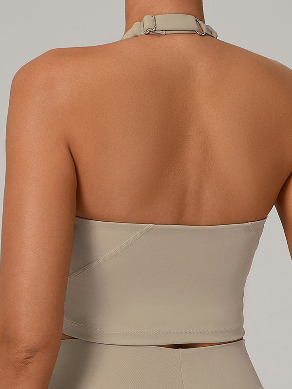 BUYCO Female Halter Backless Tank
