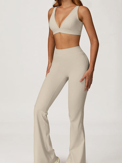 BUYCO Female Backless Flare Tracksuit