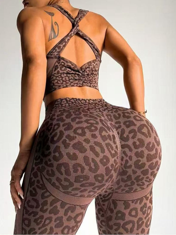 BUYCO Female Leopard Print Tracksuit