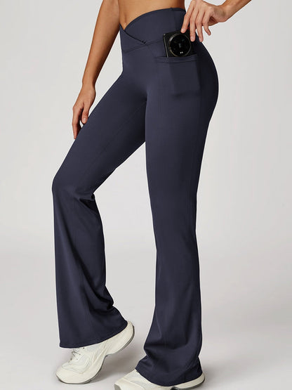 BUYCO Female V shape-waist Flare Leggings