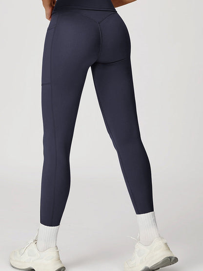 BUYCO Female V shape-waist Pocket Leggings
