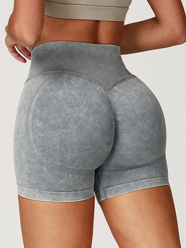 BUYCO Female Denim Ruched Back High-rise Leggings