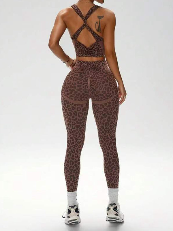 BUYCO Female Leopard Print Tracksuit