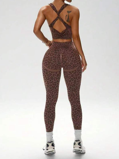 BUYCO Female Leopard Print Tracksuit