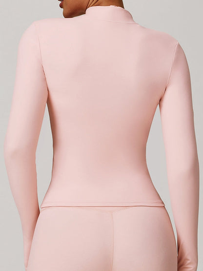 BUYCO Female Zipper Pocket Thumbhole Jacket