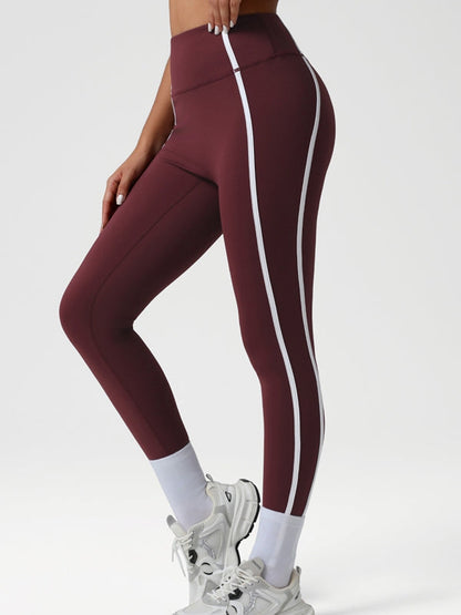 BUYCO Female Contrast Color Stripes Leggings