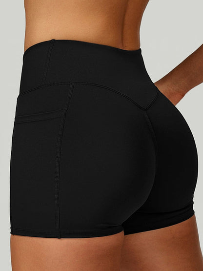 BUYCO Female V shape-waist Pocket Shorts