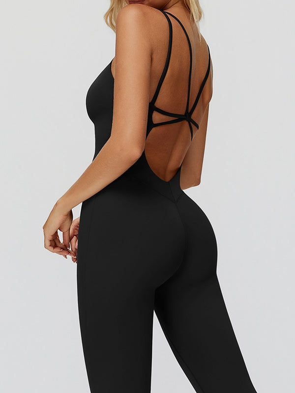 BUYCO Female Cross Back Jumpsuit