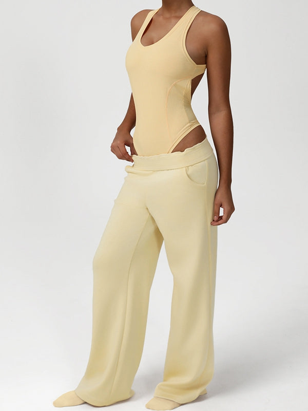 BUYCO Female Pocket Casual Cross Back Tracksuit