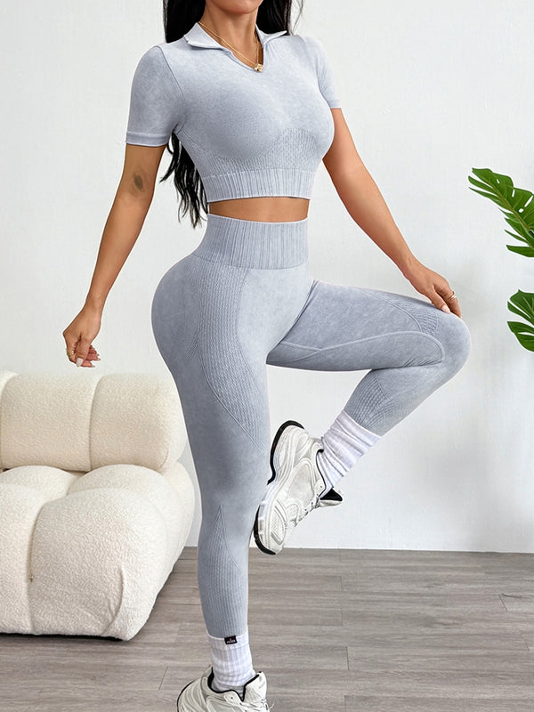 BUYCO Female Denim Seamless Tracksuit