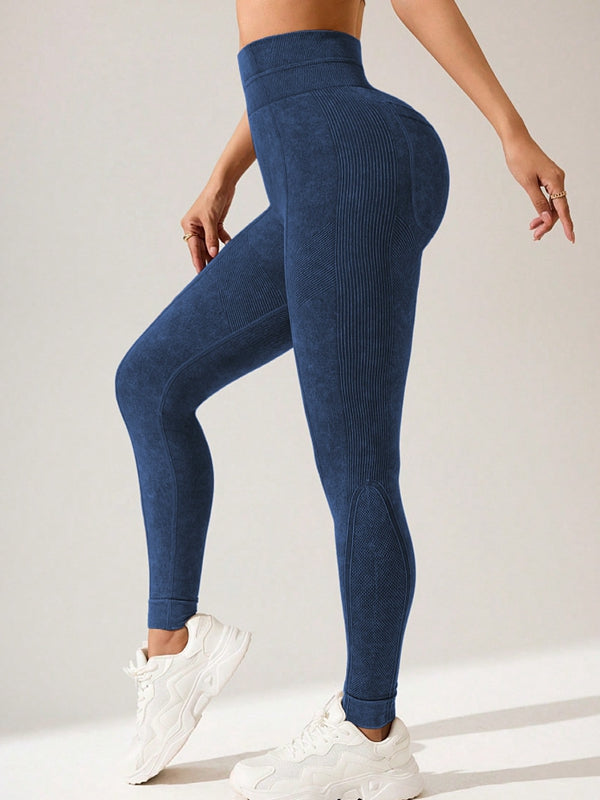 BUYCO Female Seamless Tie-Dye Printed Leggings