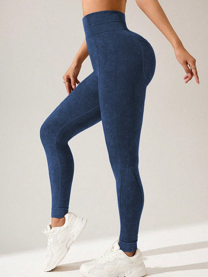 BUYCO Female Seamless Tie-Dye Printed Leggings