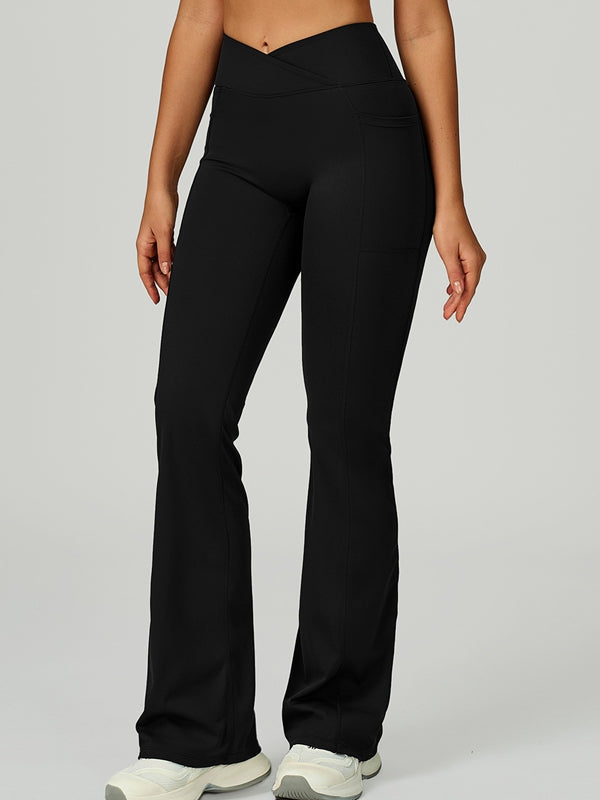 BUYCO Female V shape-waist Flare Leggings