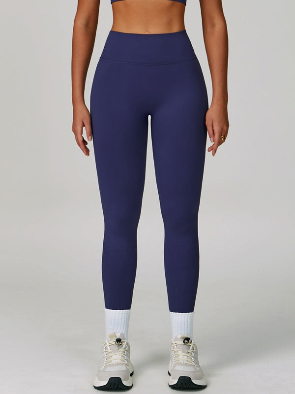 BUYCO Female Deep V Back Seamless High-rise Leggings