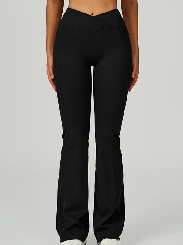 BUYCO Female V shape-waist Flare Leggings