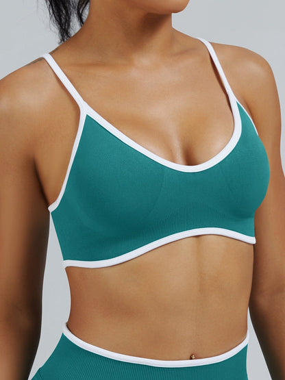 BUYCO Female Stripes Seamless High-rise Shorts