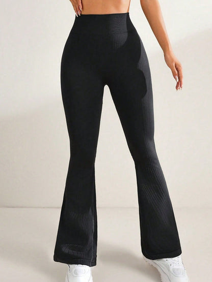 BUYCO Female Ribbed Flare Leggings