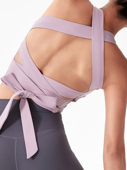 BUYCO Female Backless Bow-knot Tank