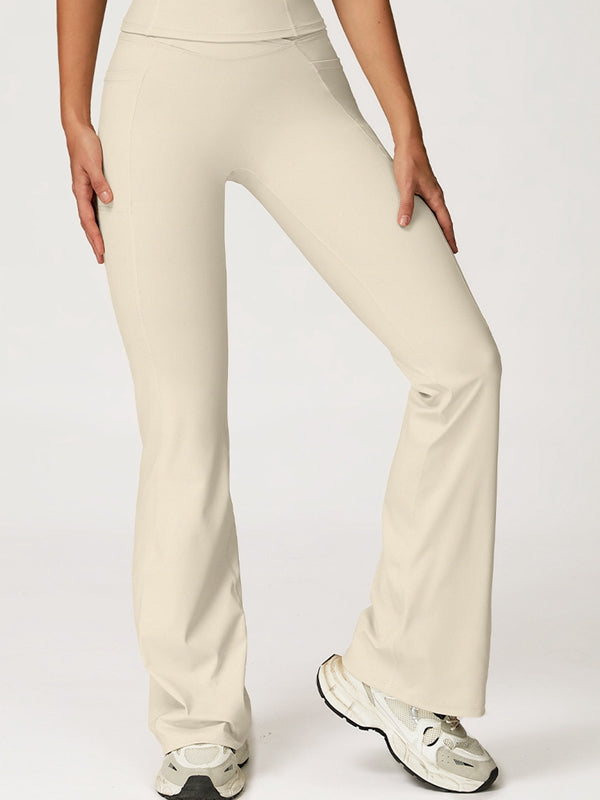 BUYCO Female V shape-waist Flare Leggings