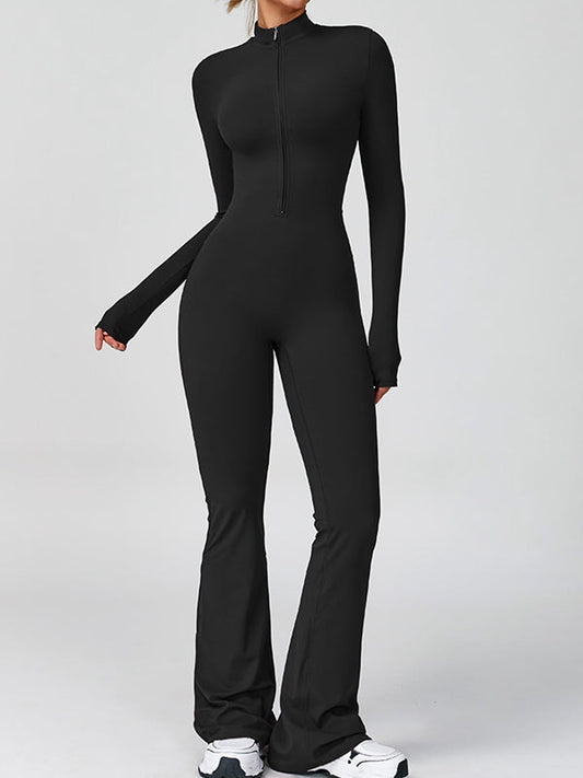 BUYCO Female Zipper Flare Jumpsuit