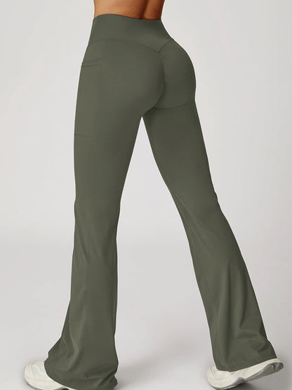 BUYCO Female V shape-waist Flare Leggings