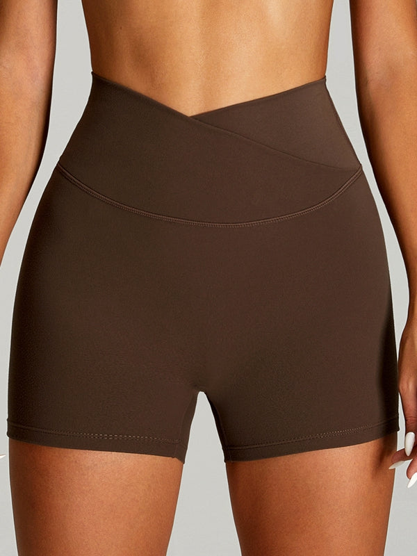 BUYCO Female Twist Hollow Out Short Sleeves