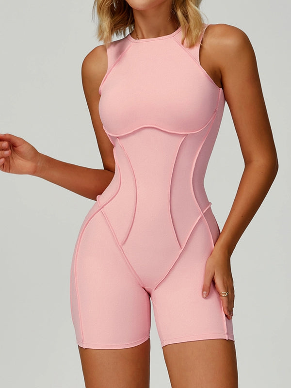 BUYCO Female Fitted Backless Quick-dry Romper