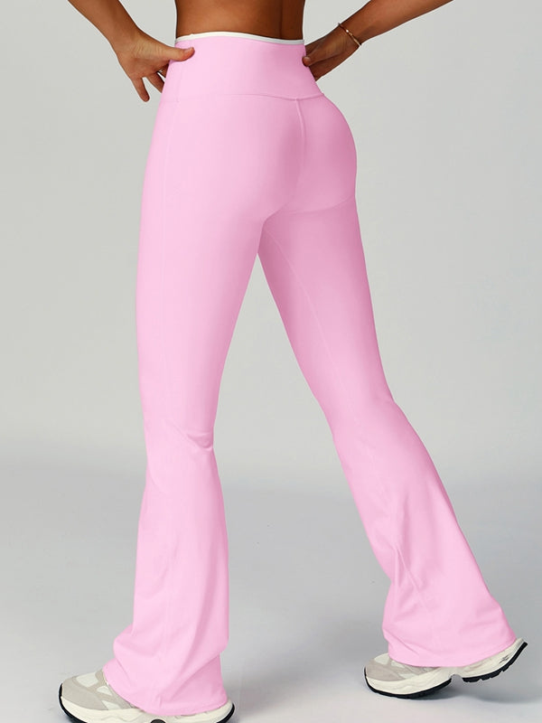 BUYCO Female Contrast Color Cross Back Sports Bras