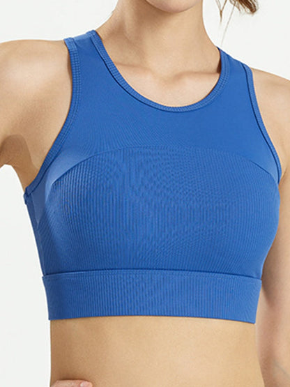 BUYCO Female Contrast Color Mesh Sports Bras