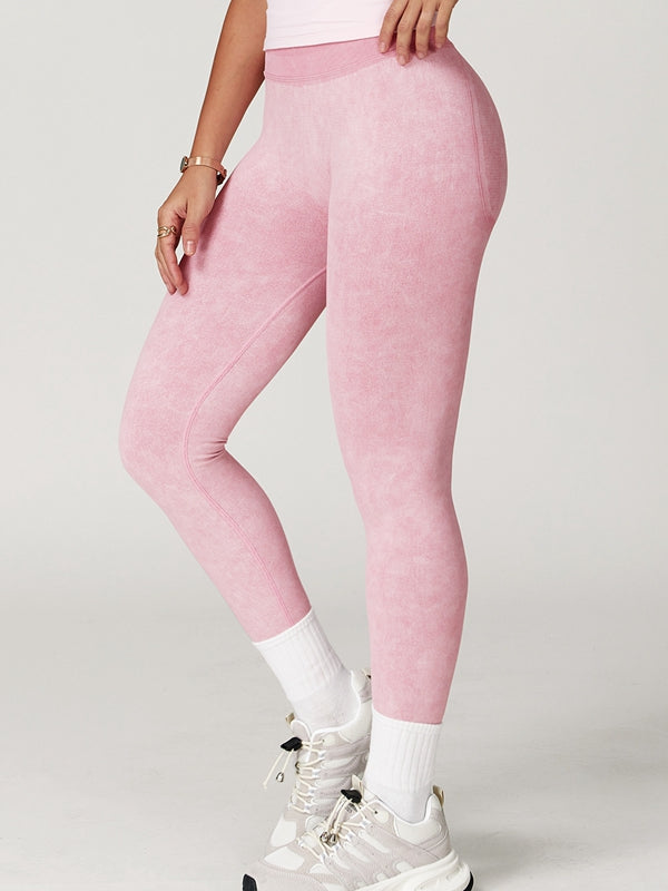 BUYCO Female Denim Ruched Back High-rise Leggings