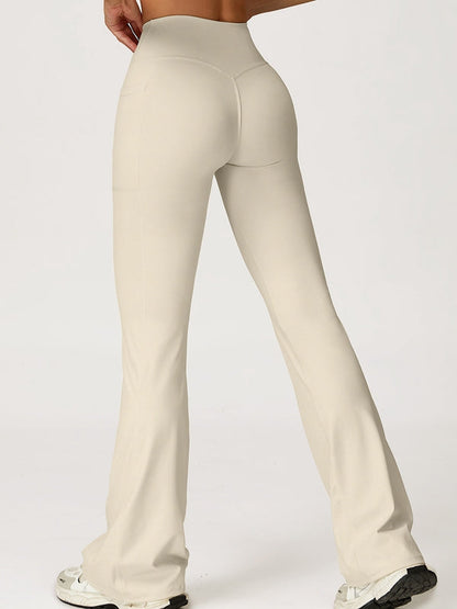 BUYCO Female V shape-waist Flare Leggings