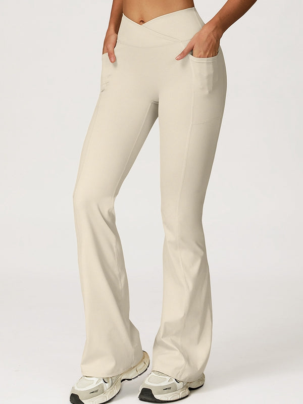 BUYCO Female V shape-waist Flare Leggings