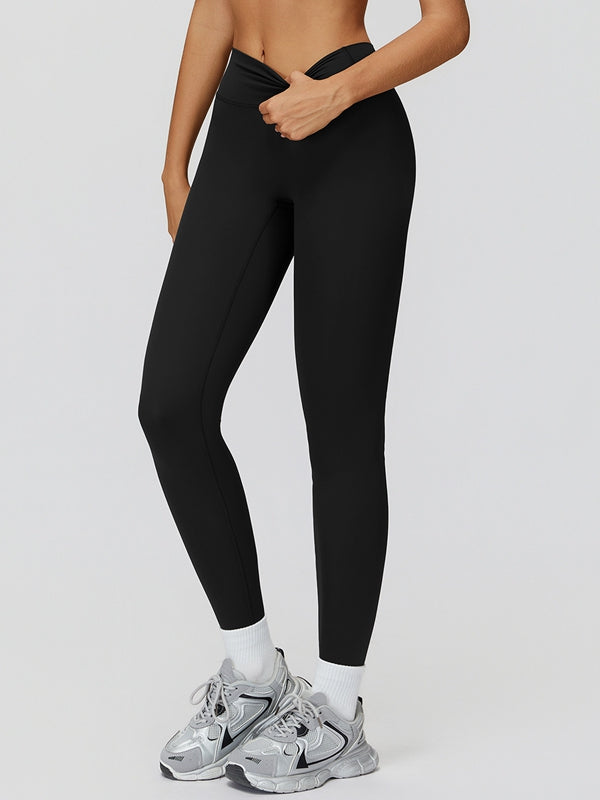 BUYCO Female Deep V Back Yoga Leggings