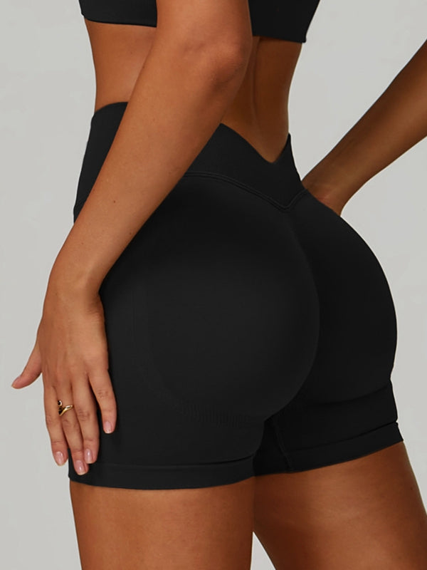 BUYCO Female Deep V Back Seamless High-rise Leggings