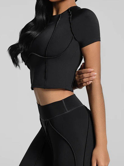 BUYCO Female Super Stylish&Fitted Stitch Performance Zipper Tank