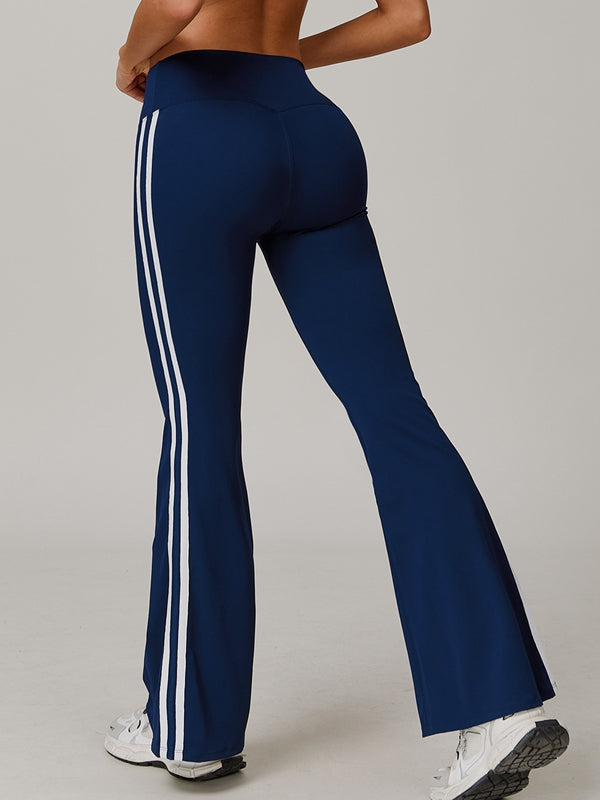 BUYCO Female Contrast Color Stripes Sports Bras