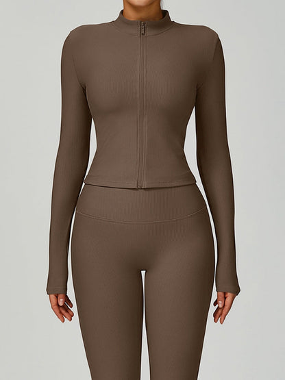 BUYCO Female Ribbed Short Traksuit