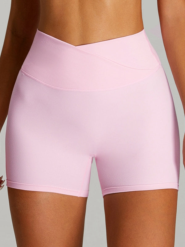 BUYCO Female Twist Hollow Out Short Sleeves