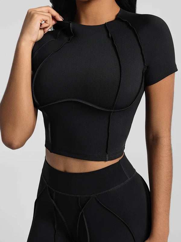 BUYCO Female Super Stylish&Fitted Stitch Performance Zipper Tank
