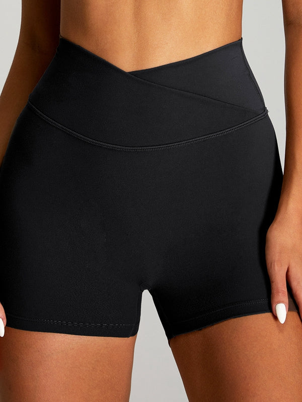 BUYCO Female Twist Hollow Out Short Sleeves