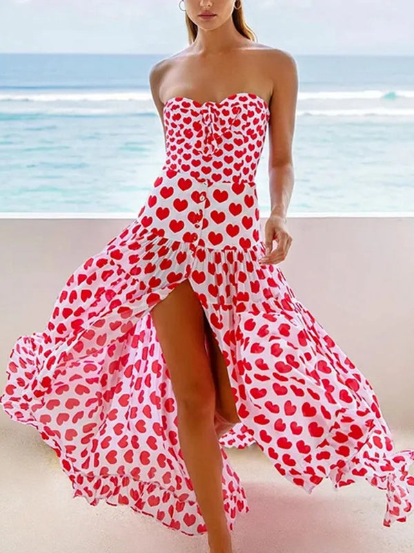 BUYCO Female Print Mesh 2-Pieces Swimwear