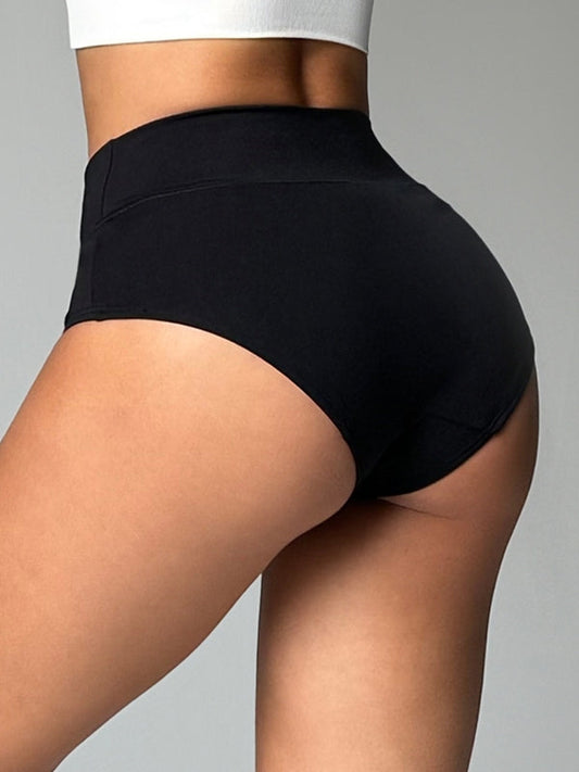 BUYCO Female V Shape Waist Elastic Tight Modern Fit Shorts